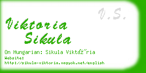 viktoria sikula business card